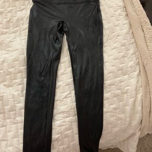 Spanx Faux Leather Leggings NWOT